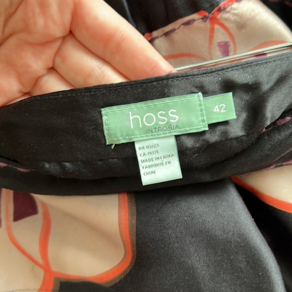 Hoss Intropia Floral Silk Skirt with Too Stitch Detailing - Picture 6 of 11